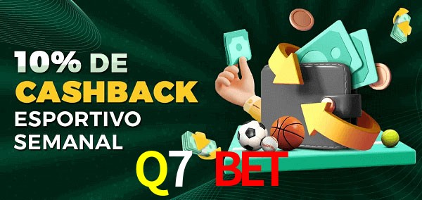 10% de bônus de cashback na Q7 Bet